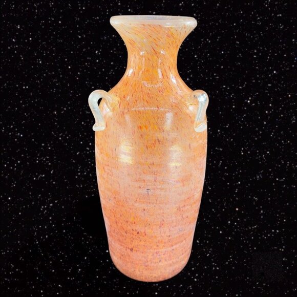 1970s Italian Murano Art Glass Seguso Scavo Triple Handle Vase Jug Textured VTG - Picture 14 of 14